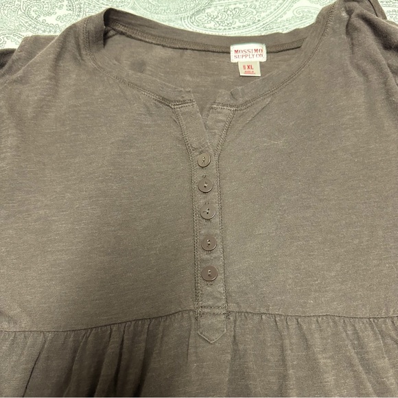 MOSSIMO WOMEN’S L/S TUNIC TOP | BROWN | SZ XL | - Picture 3 of 8